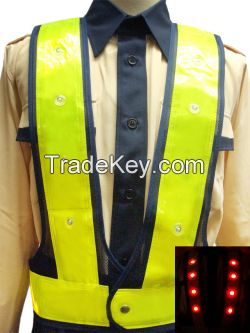 LED Reflective MESH VEST