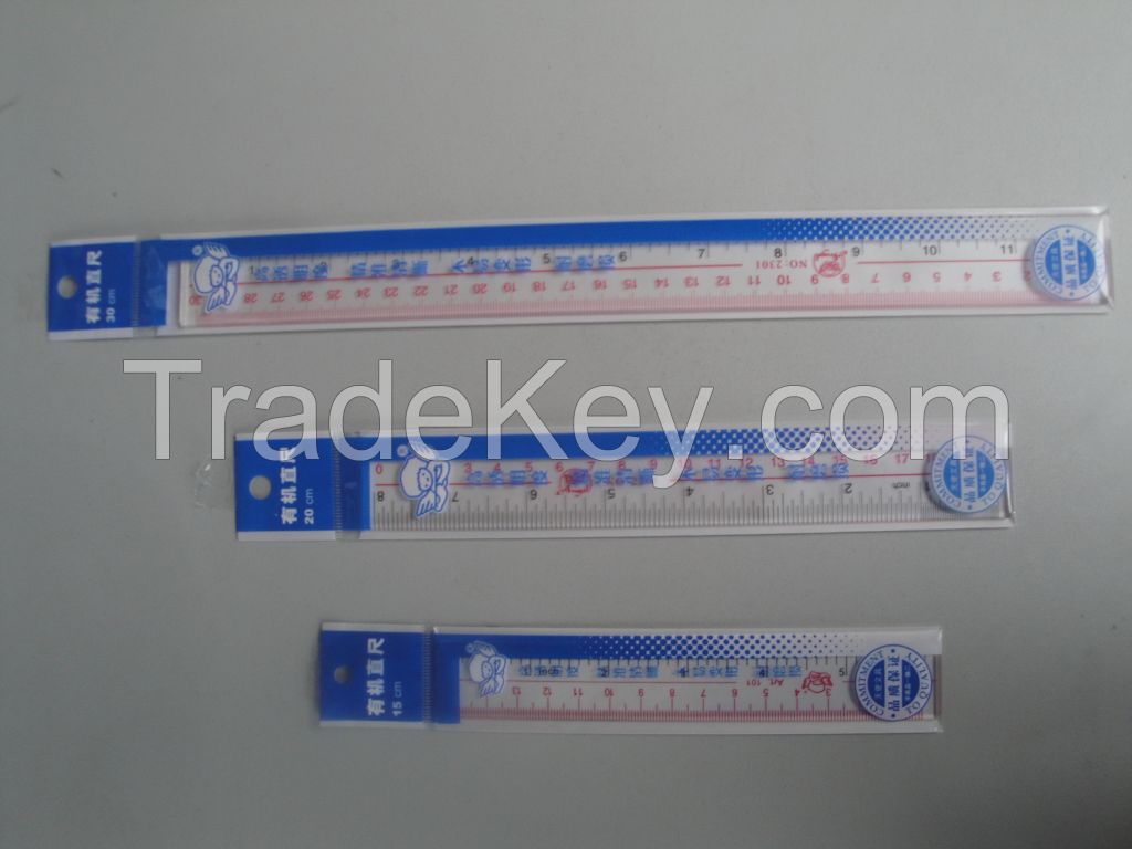 Acrylic straight rulers