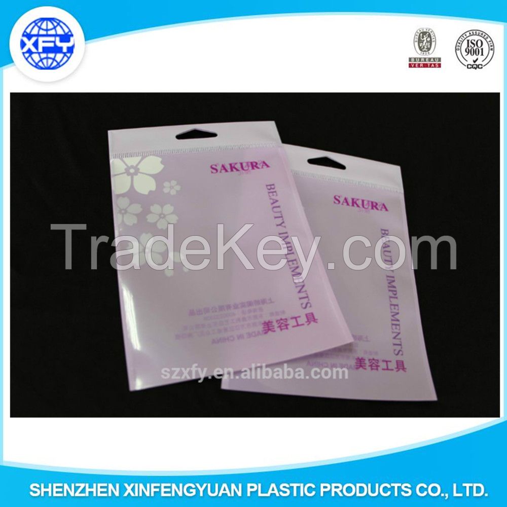 Plastic Laminated Bags For Packing Cosmetic Products With Customized L