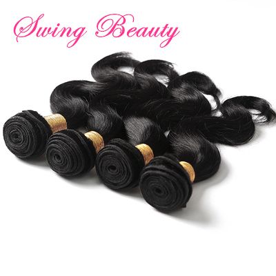 100% Virgin Unprocessed Indian Natural Human Hair Weft Body Wave Weaving Bundles