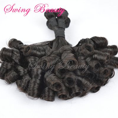 100% Virgin Remy Human Hair Weaving Bundle Extensions Curly Hairs