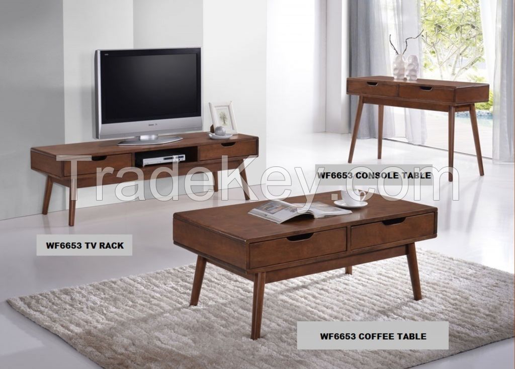 Dining chair & table, beds, coffee table & end table, trolly