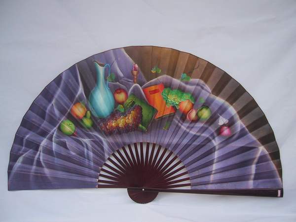 Painted hand fan