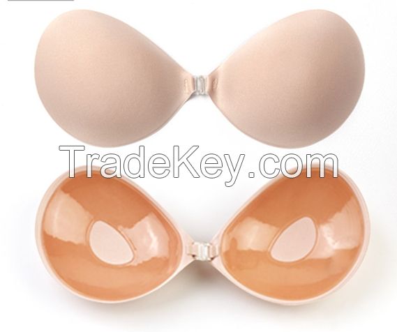 Wholesale China factory beautiful lady underwear strapless adhesive bra