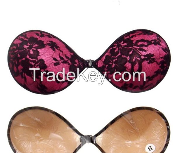 Best selling products beautiful lady underwear popular strapless bra with lace cover