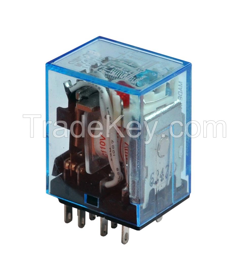 HRP18,DC12V,AC220V relay,LY2,MY4 relay with socket