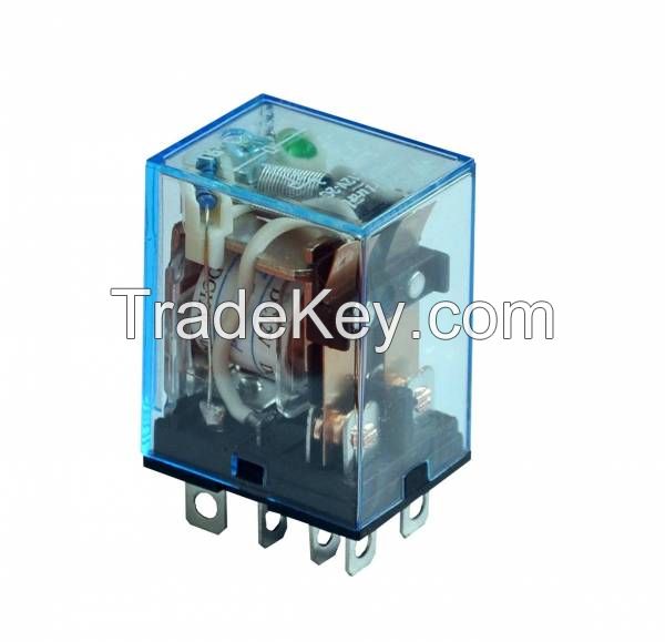 HRP13,DC12V,AC220V relay,LY2,MY4, 10A electrical relay with socket
