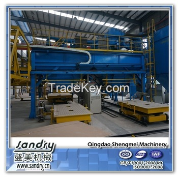 V process casting machine