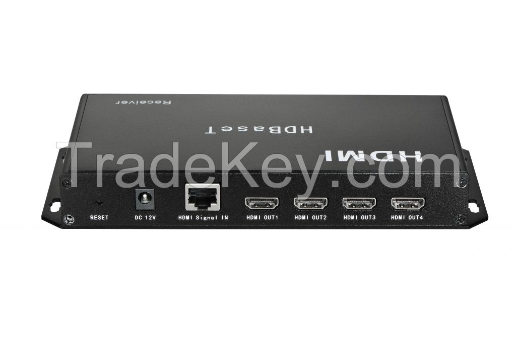 VISSONIC HDbaseT Spliter to 4x HDMI output