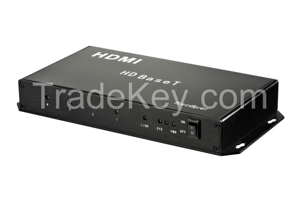 VISSONIC HDbaseT Spliter to 4x HDMI output