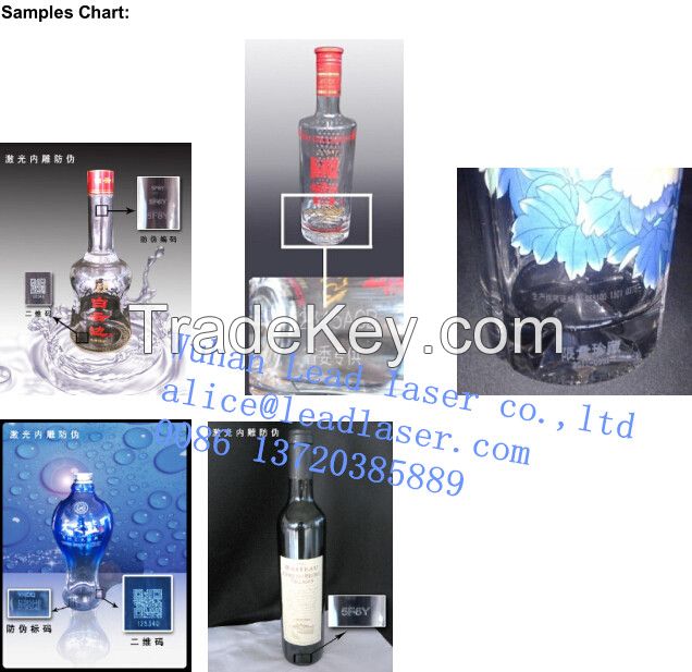 LD-FEM-G3010 Glass bottle flying laser engraving and coding machine