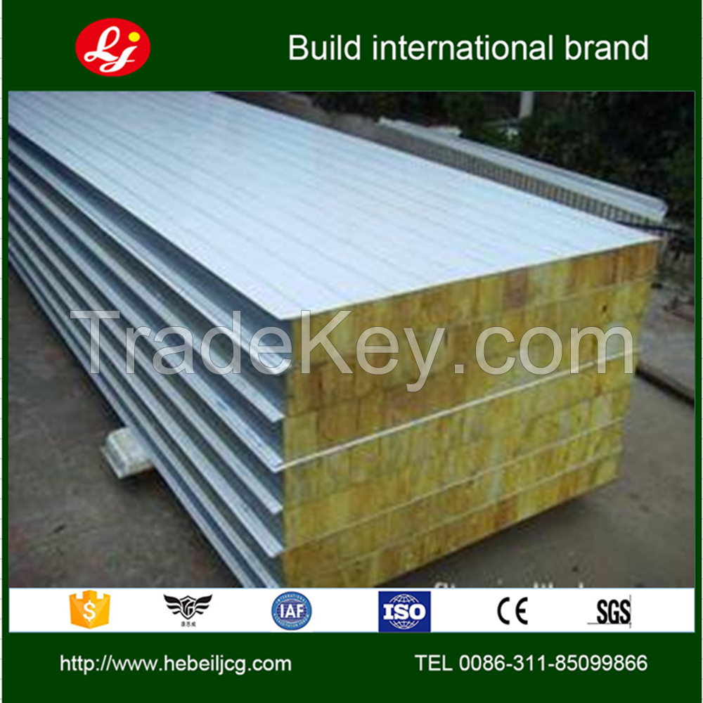 soundproof rock wool sandwich panel