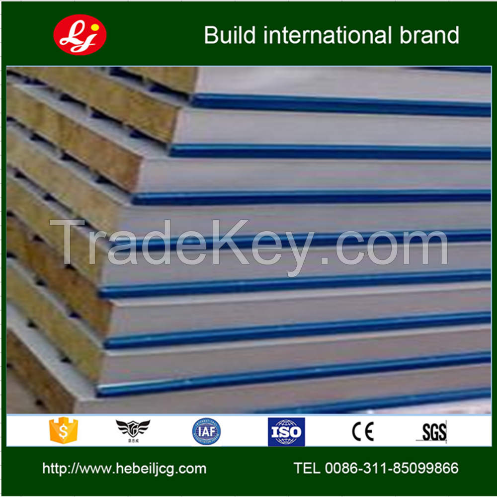 soundproof rock wool sandwich panel