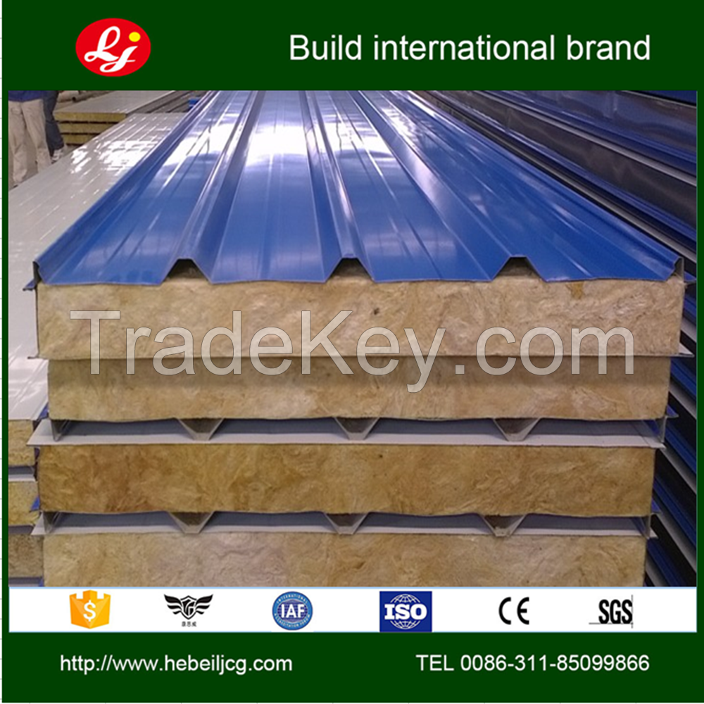 soundproof rock wool sandwich panel