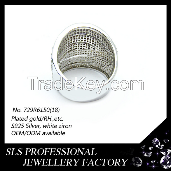 China jewelry factory fashion jewelry wholesale value 925 silver ring
