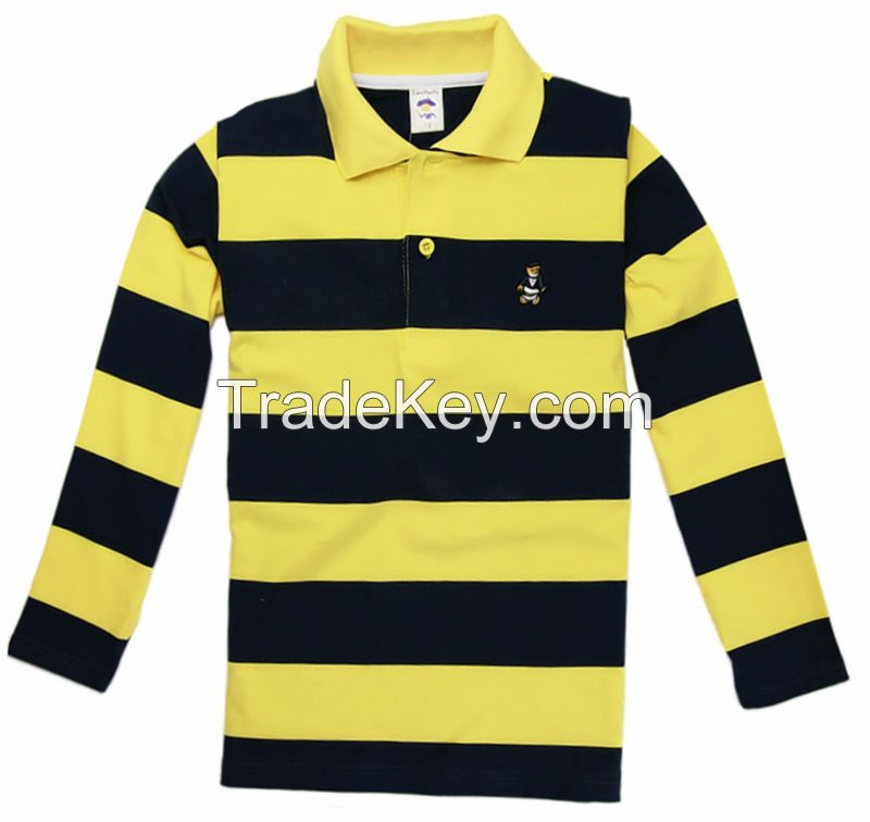  Color Combination polo shirt children in china