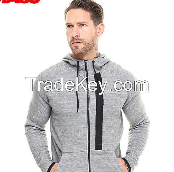 High Quality Bulk Blank Plain Zip Up Hoodies Wholesale