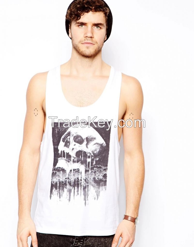 wholesale t -shirt printing crew neck tank top shirt