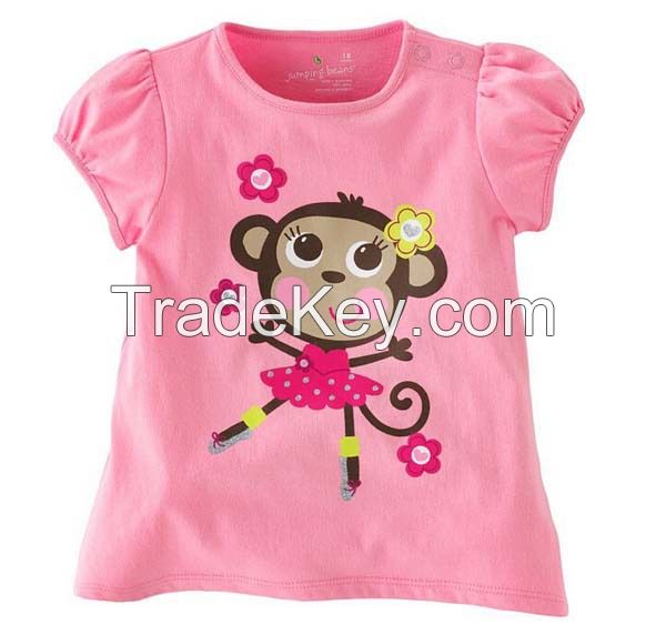 New design little girl's t shirts