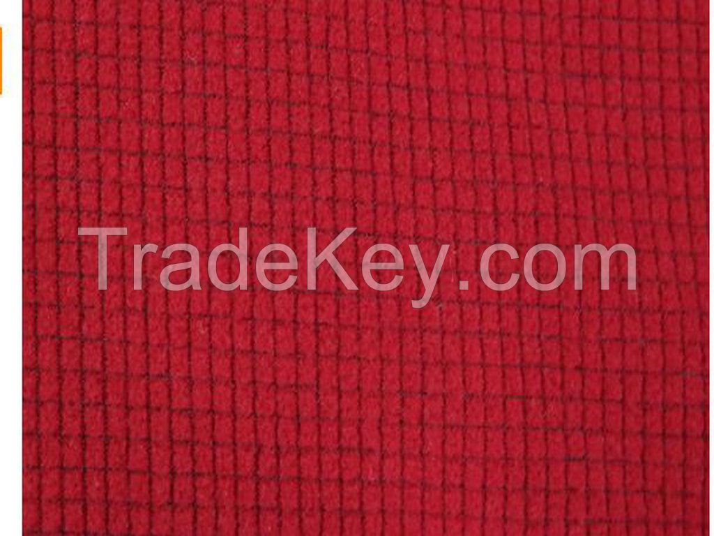 Different type of polyester dorp needle ripstop rib knit polar fleece fabric wholesale