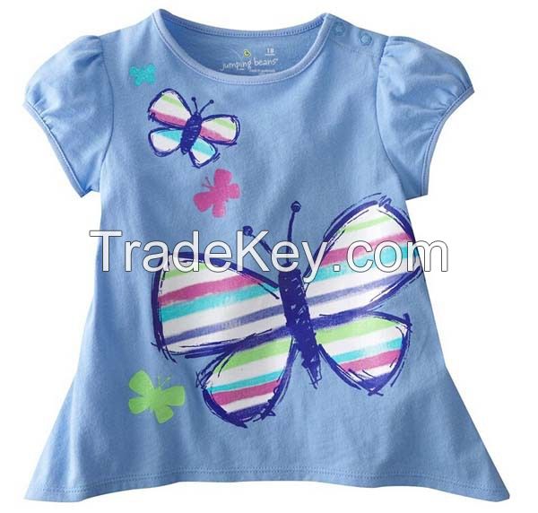 Lovely summer printed t shirt children