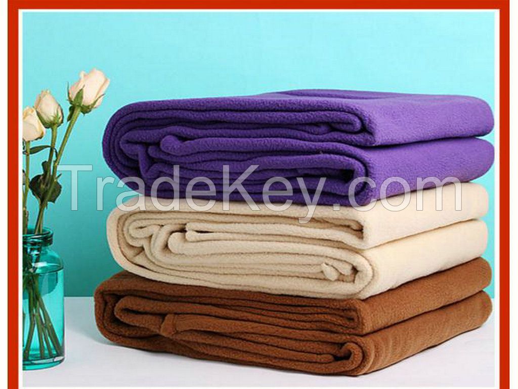 Factory Cheap Wholesale knitted polar fleece blanket