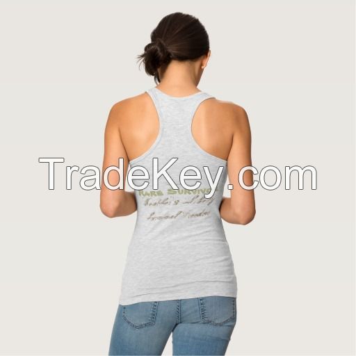 wholesale printing design stringer tank top custom for women