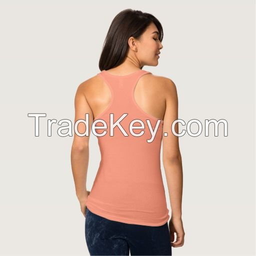 stylish gym printed tank top for women with pattern