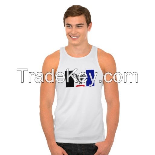 wholesale gym cotton printing tank top men hotsale