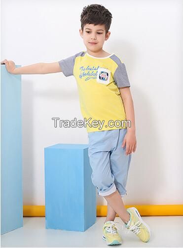 2015 oem high quality 100% cotton printing kids boys children t shirt