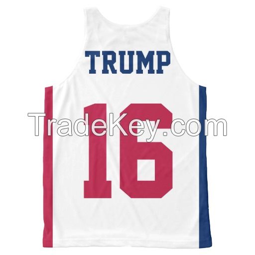 designer new printing usa basketball tank top wholesale for men