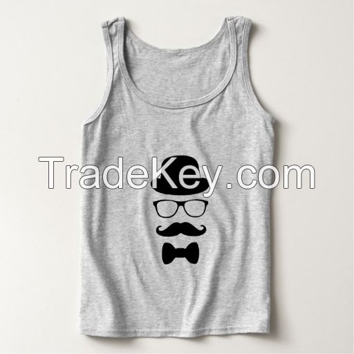 custom printed funny cotton hot girls sexy tank top wholesale