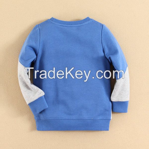 Design High Quality Embroideried Kids Tshirts Long Sleeve