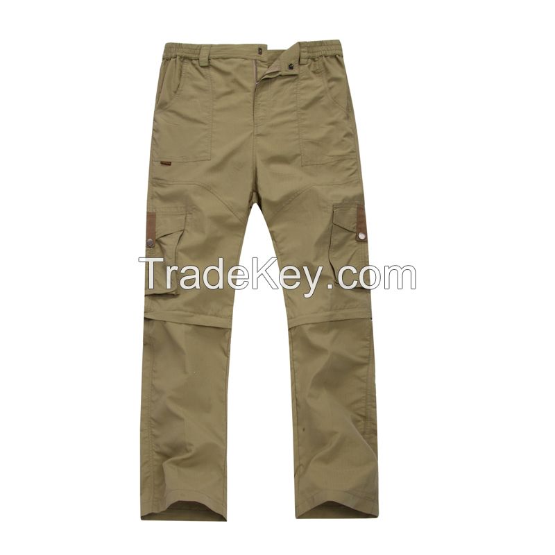 100% polyester men fashion track outdoor quick dry pants