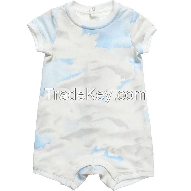 high quality colorful organic cotton baby rompers wholesale baby clothes manufacture china