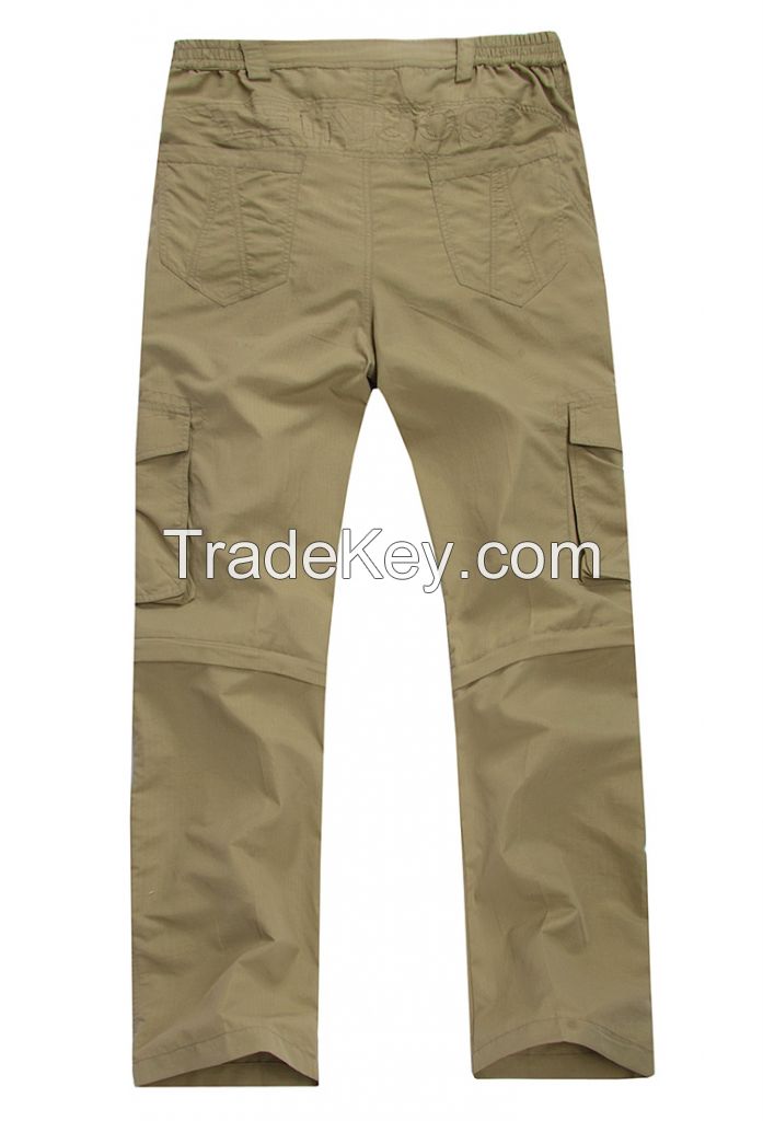 100% polyester men fashion track outdoor quick dry pants