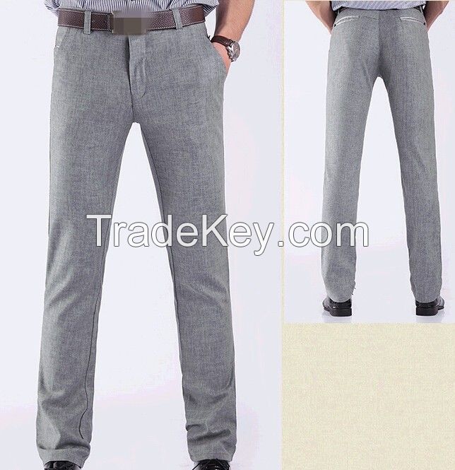 wholesale man flax trousers