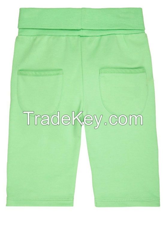100% cotton plain baby leggings pants with pocket