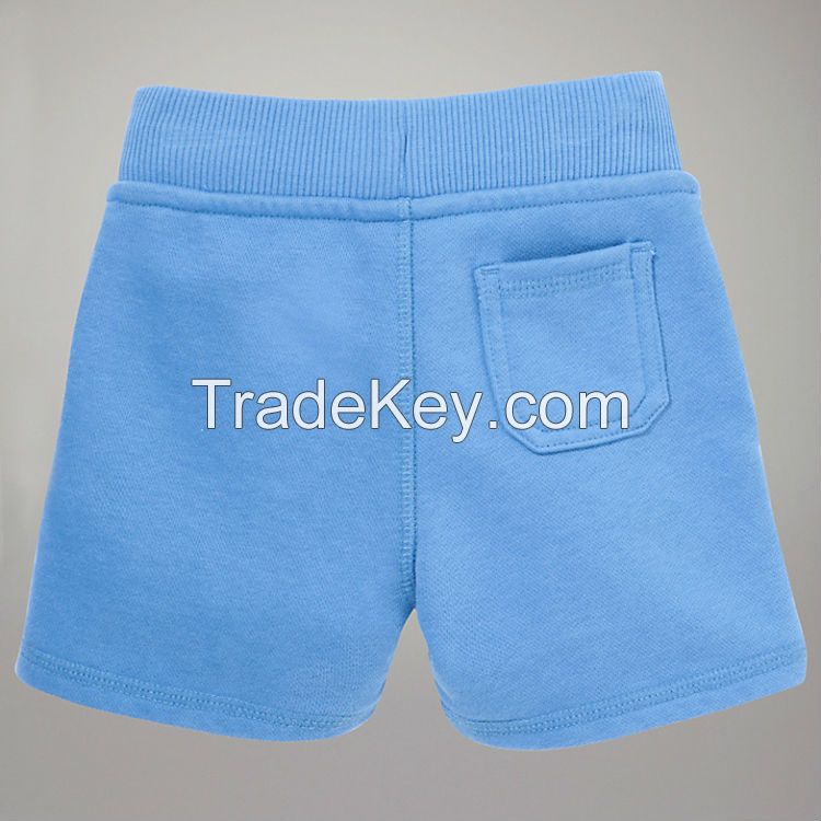 boys cotton short pants with pocket on the back