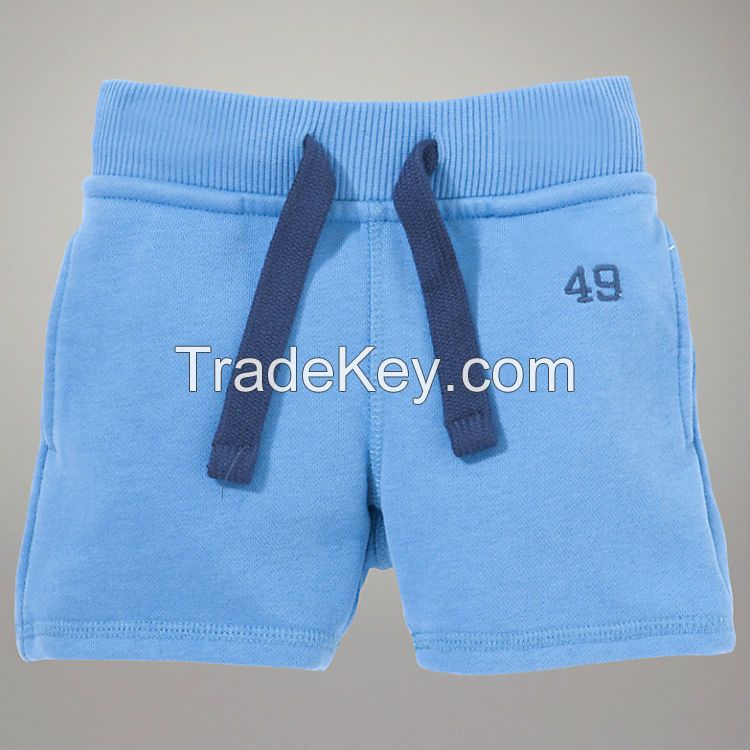 boys cotton short pants with pocket on the back