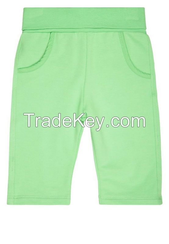 100% cotton plain baby leggings pants with pocket