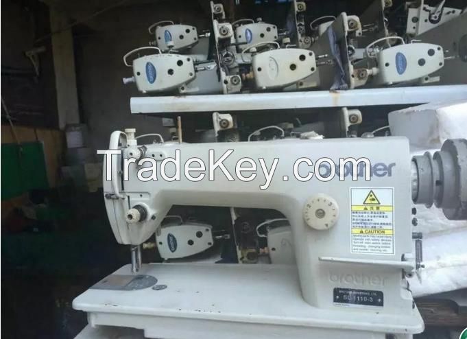 USED BROTHER 1110-3 LOCKSTITCH INDUSTRIAL SEWING MACHINE
