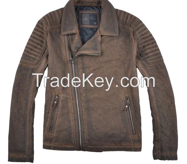lastest fashion spring handsome moto suit collar jean jacket for men
