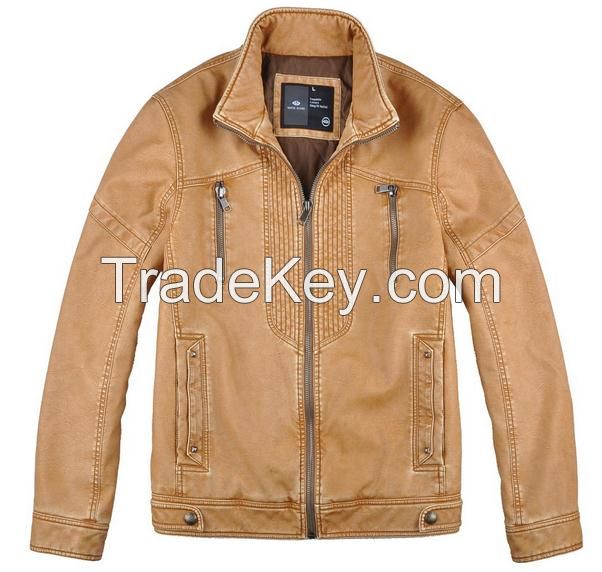 lastest fashion mens spring diamond quilted moto yellow leather jacket