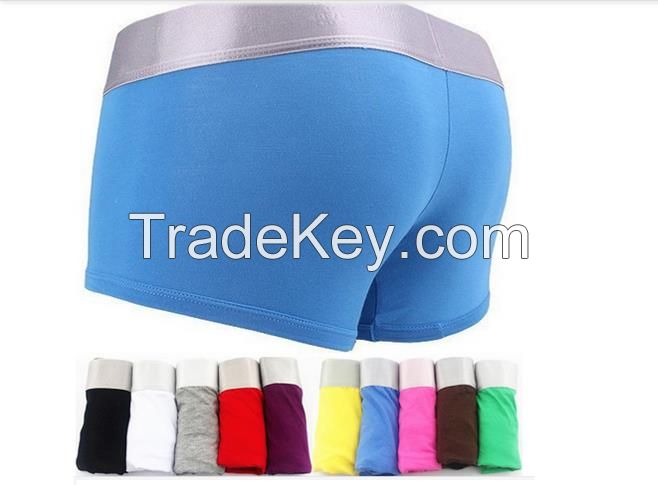 2016 Best Quality Brand 10 Colors Men's Underwear Boxers Cotton Underwear Pants Man Underwear Boxer Shorts Plus Size