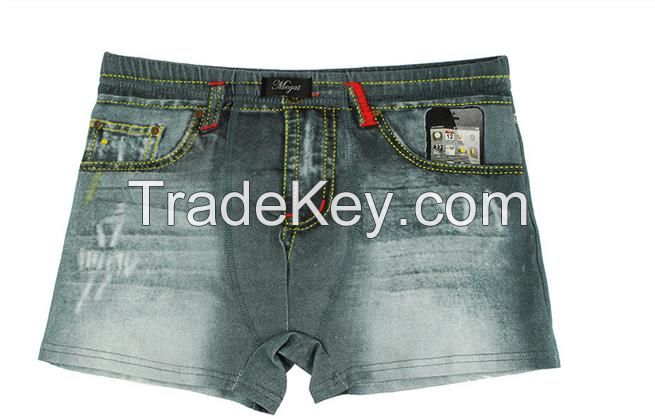 Ebay Hot Sale Sublimation 95%Cotton 5%Spandex Fashion Men Underwear