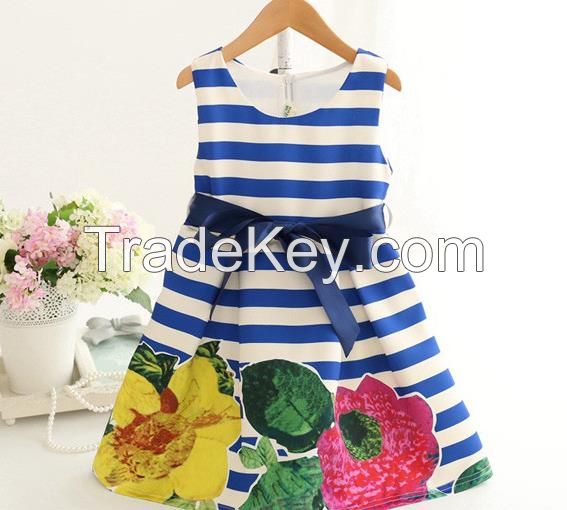 on sale baby girl princess dresses blue pretty children princess dresses