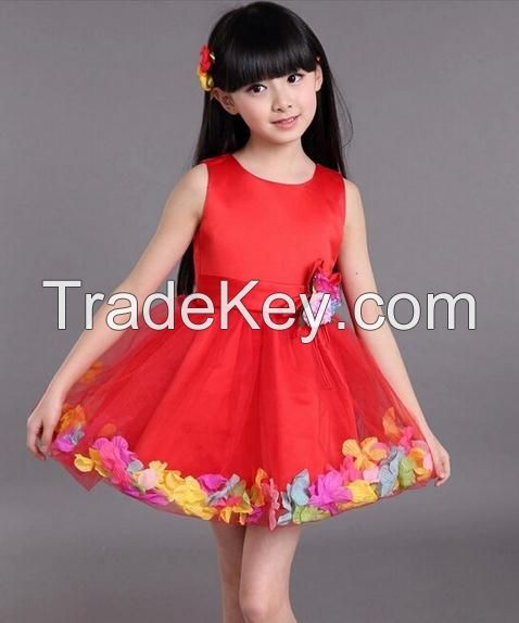 Girl party dress baby birthday fairy dress wholesale