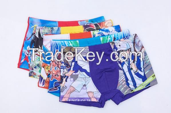 Children Boy Cartoon Underwear Kids Fashion Character Boxer Brief Infant Boy Panties