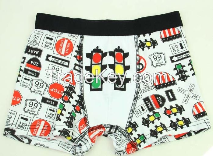 kids underwear with fancy printing from OEM factory